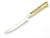 Vintage Linder Jagdnicker Germany 8.12" Stag Handle Fixed Blade Cutlery Knife