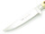 Vintage Linder Jagdnicker Germany 8.12" Stag Handle Fixed Blade Cutlery Knife