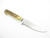 Vintage Linder Jagdnicker Germany 8.12" Stag Handle Fixed Blade Cutlery Knife