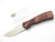 2014 Buck 346 Large Vantage 4.5" Wood Handle Linerlock Folding Pocket Clip Knife