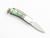 Inagaki Seki Japan Miniature Mini Small 1.12" Paua Sheall Folding Slipjoint Knife