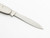 Vtg 1970s Seki Japan Miniature 2.25" Stainless Steel Handle Folding Pocket Knife