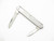 Vintage 1970s Seki Japan Small 2.75" Stainless Steel Handle Folding Pocket Knife
