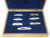 Vtg 1980 Case XX 75th Anniversary Stag Folding Pocket Knife Set of 7 & Box