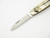 Hubertus Oval Barrel Springer Solingen Rostfrei Geschmiedet Germany Automatic MOP Cigar Folding Knife
