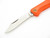 Vintage 1970s Explorer Seki Japan 4.12" Swede Design Orange Folding Pocket Knife