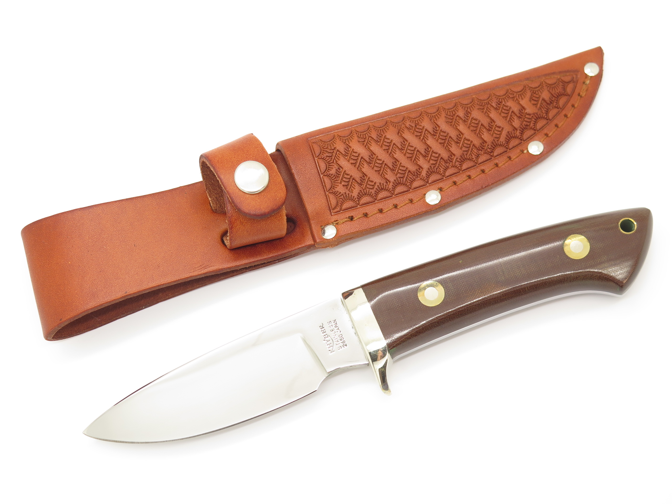 Vintage Khyber Kabar 2650 Seki Japan Loveless Style Fixed Blade