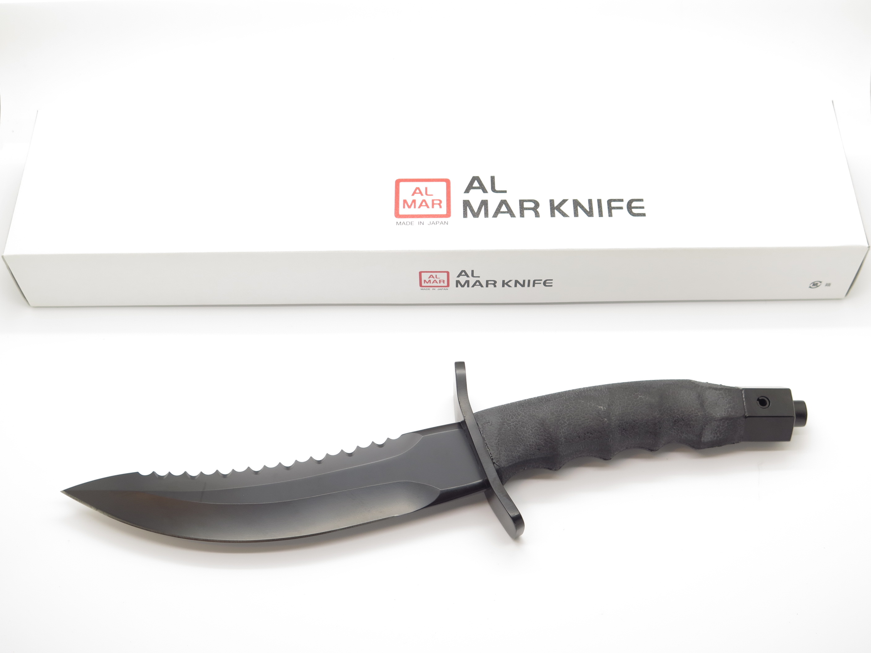 Vintage Al Mar 3103 Warrior Seki Japan Fixed Black Blade Combat