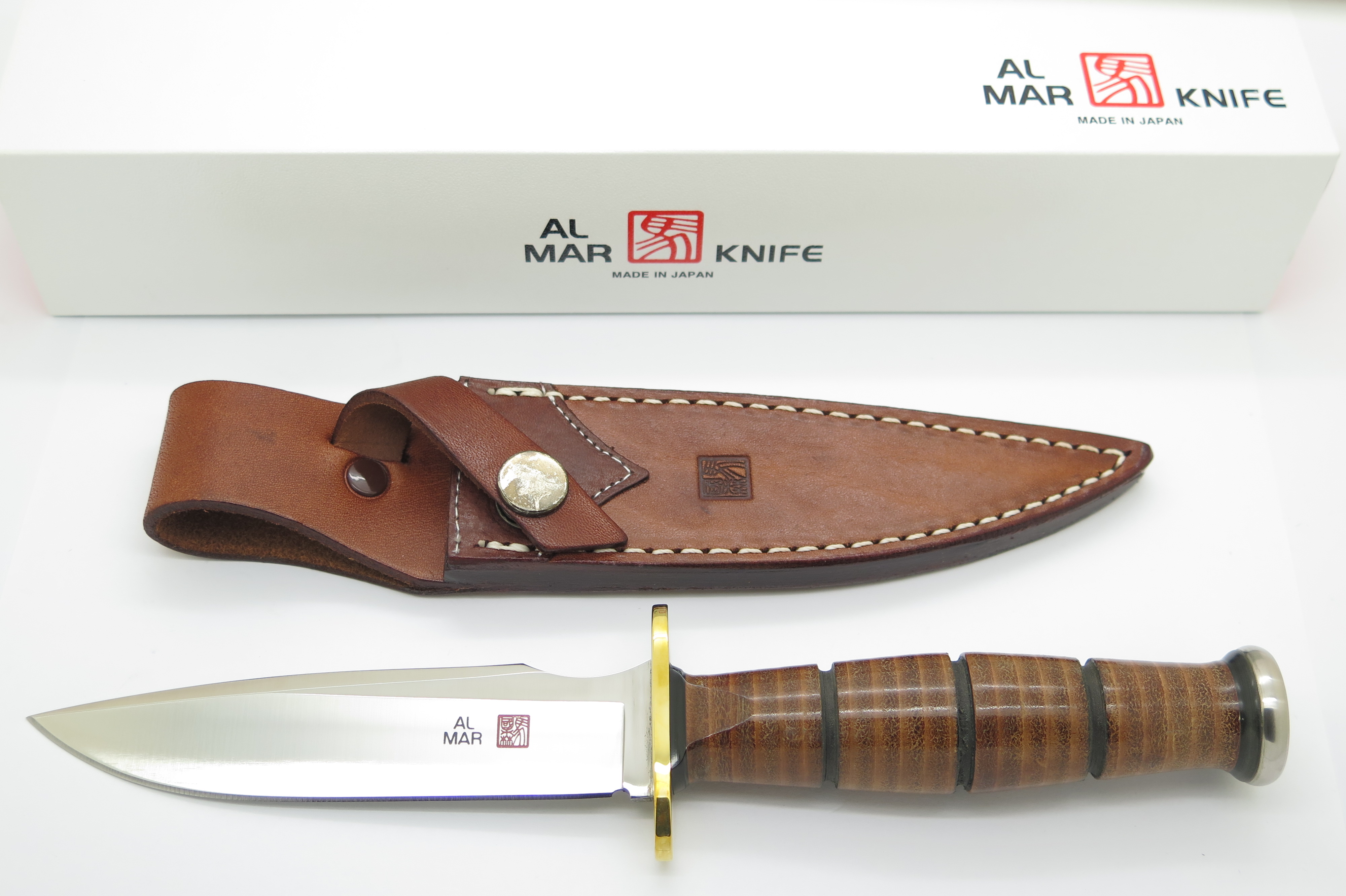 Vintage Al Mar 4020 Grunt I Seki Japan Fixed Blade Combat Fighter