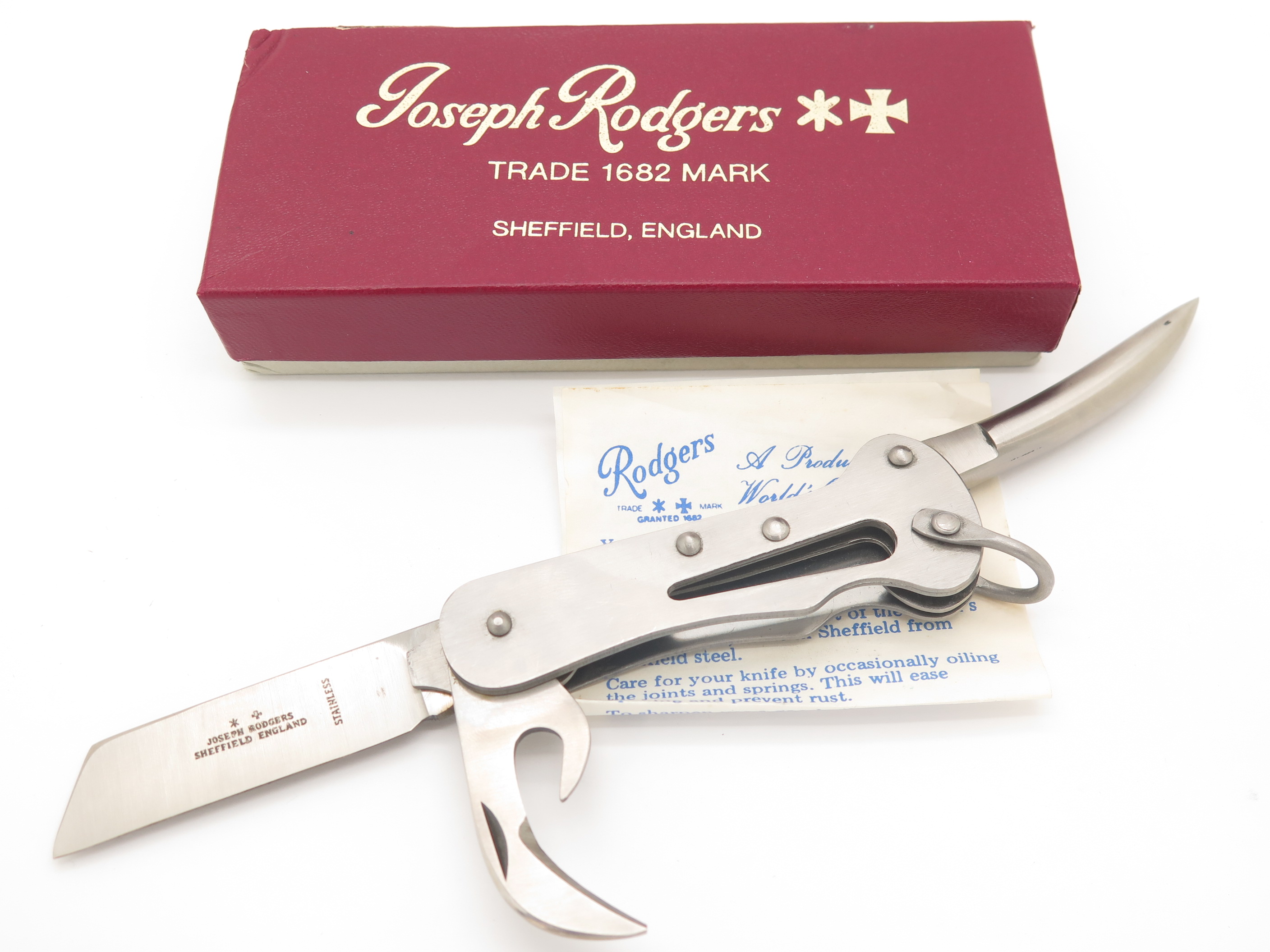 Vintage Rodgers Sheffield Marlin Spike Sailor Rigging Folding