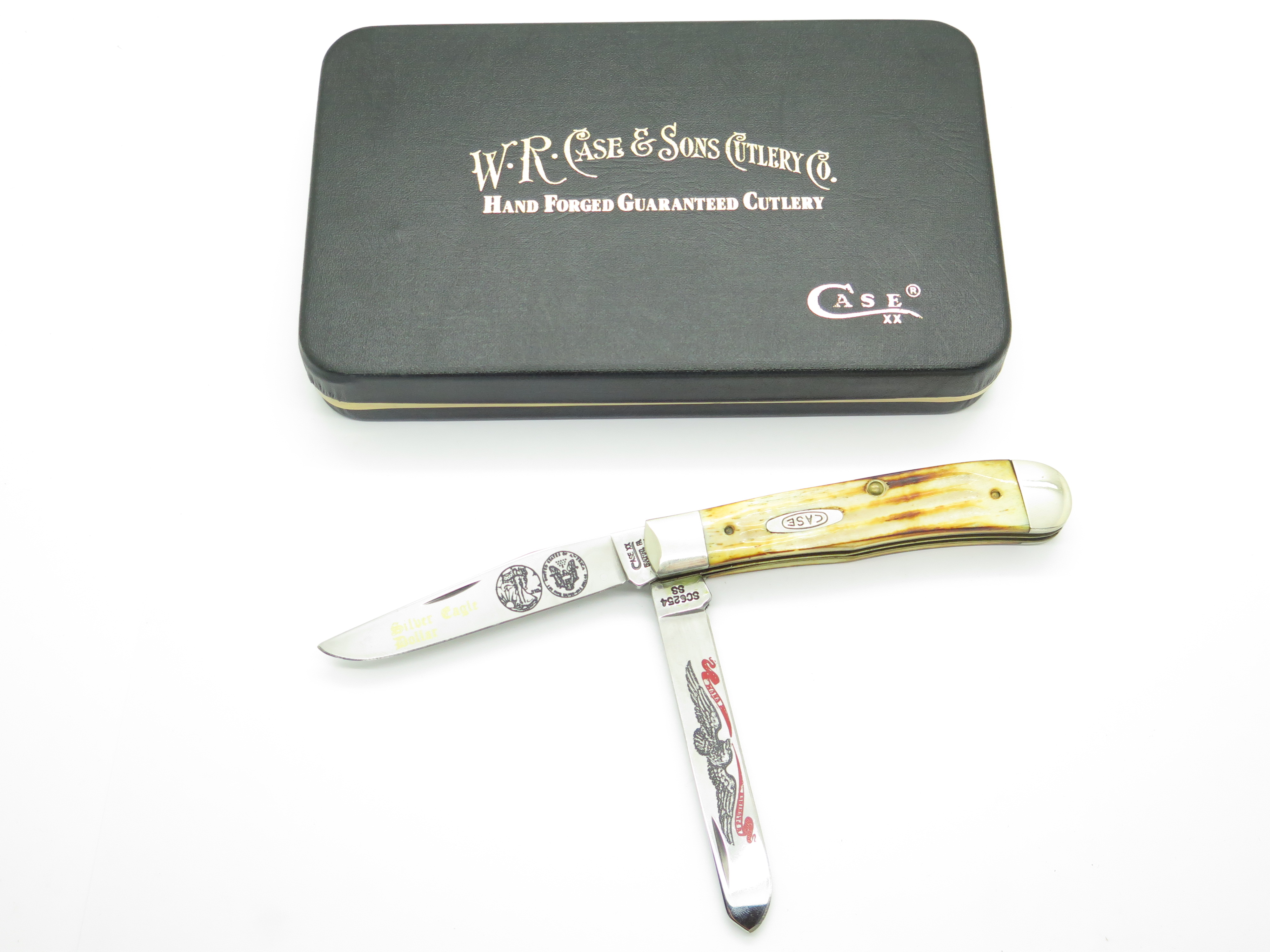 Vintage 1994 Case XX Folding Trapper Knife with Genuine 1995