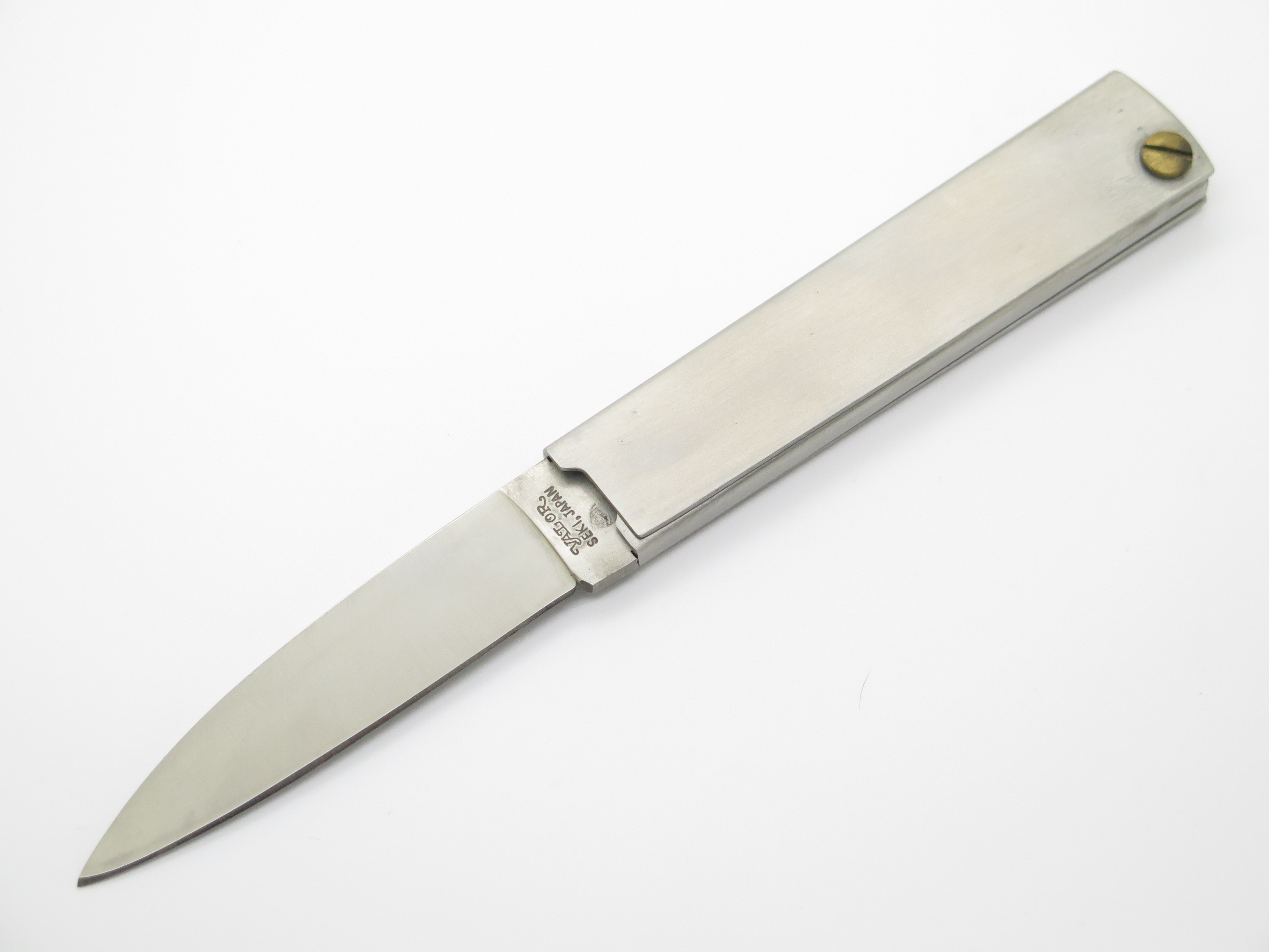 廃番品　takefu knife village ハサミ 折りたたみ　USED Vintage Valor 785 Seki Japan Tak Fukuta Trifold Safety Folding