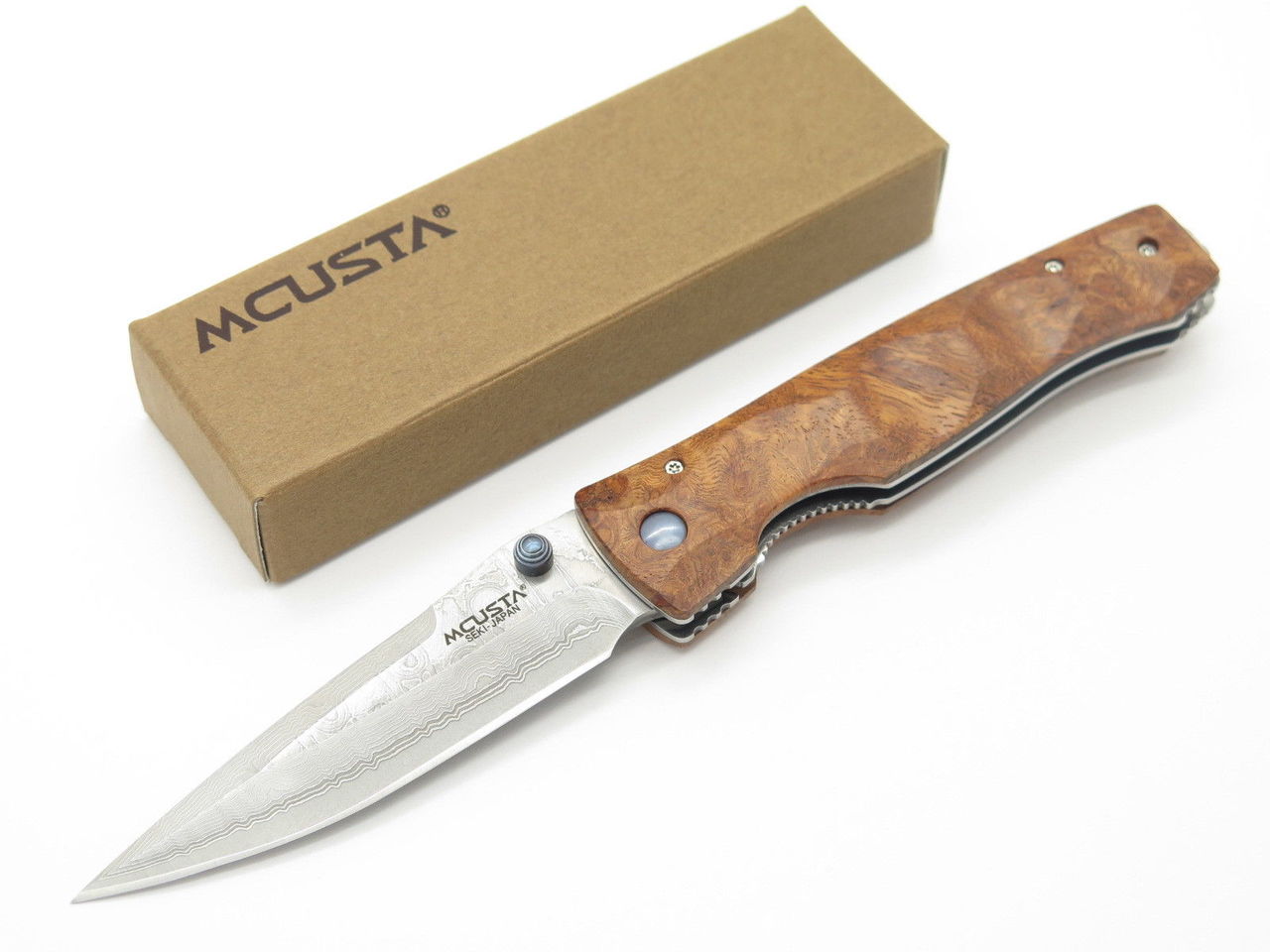 Mcusta Seki Japan Tactility Elite MC124D Quincewood VG-10 Damascus