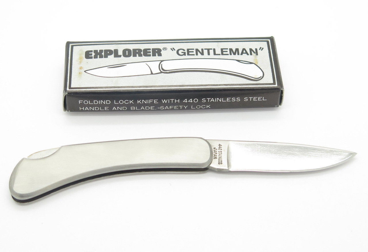 Explorer 11-350 Seki Japan Gent Folding Lockback Stainless Pocket