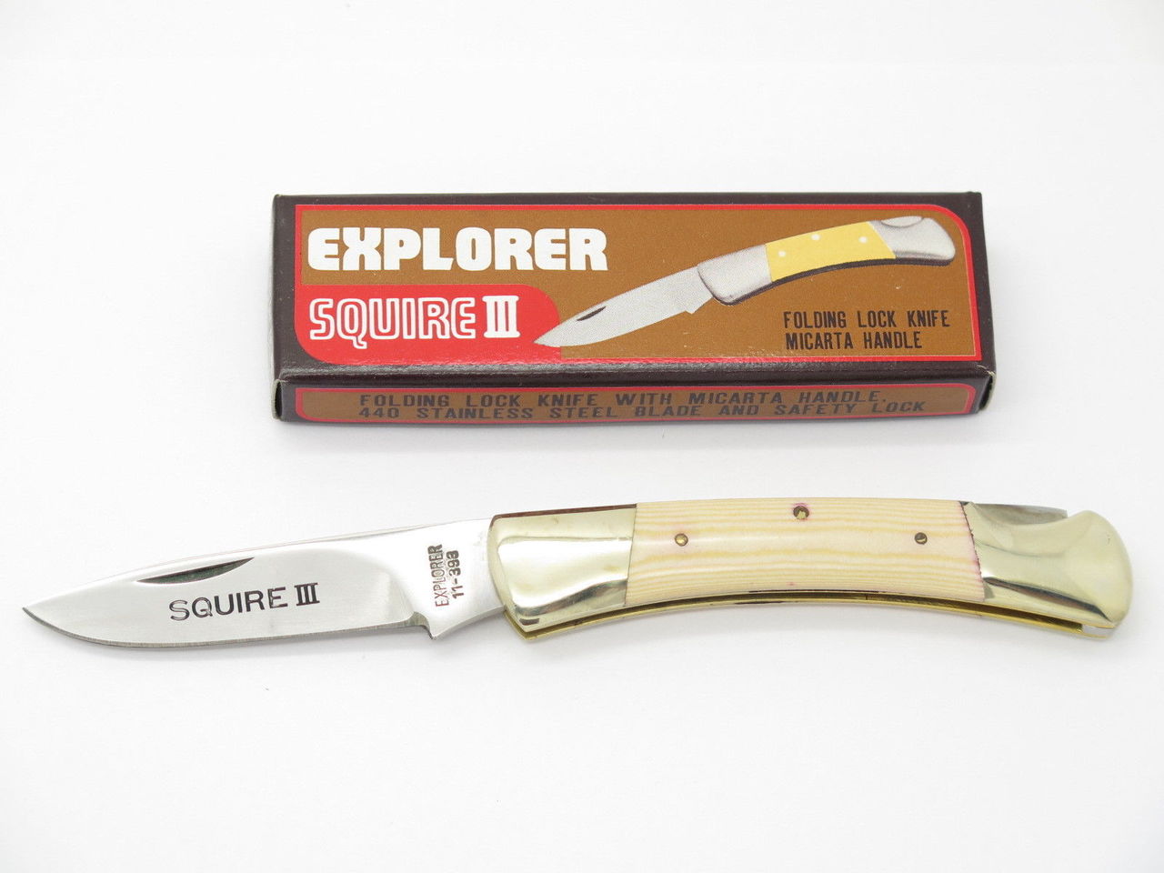 のんぺんページ Gutmann Explorer 11-393 Seki Japan Squire III Micarta Pocket Knife