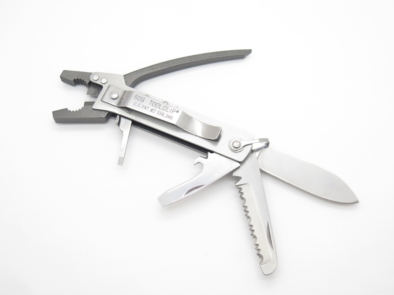VINTAGE SOG TOOLCLIP SEKI JAPAN PLIER FOLDING KNIFE MULTI TOOL