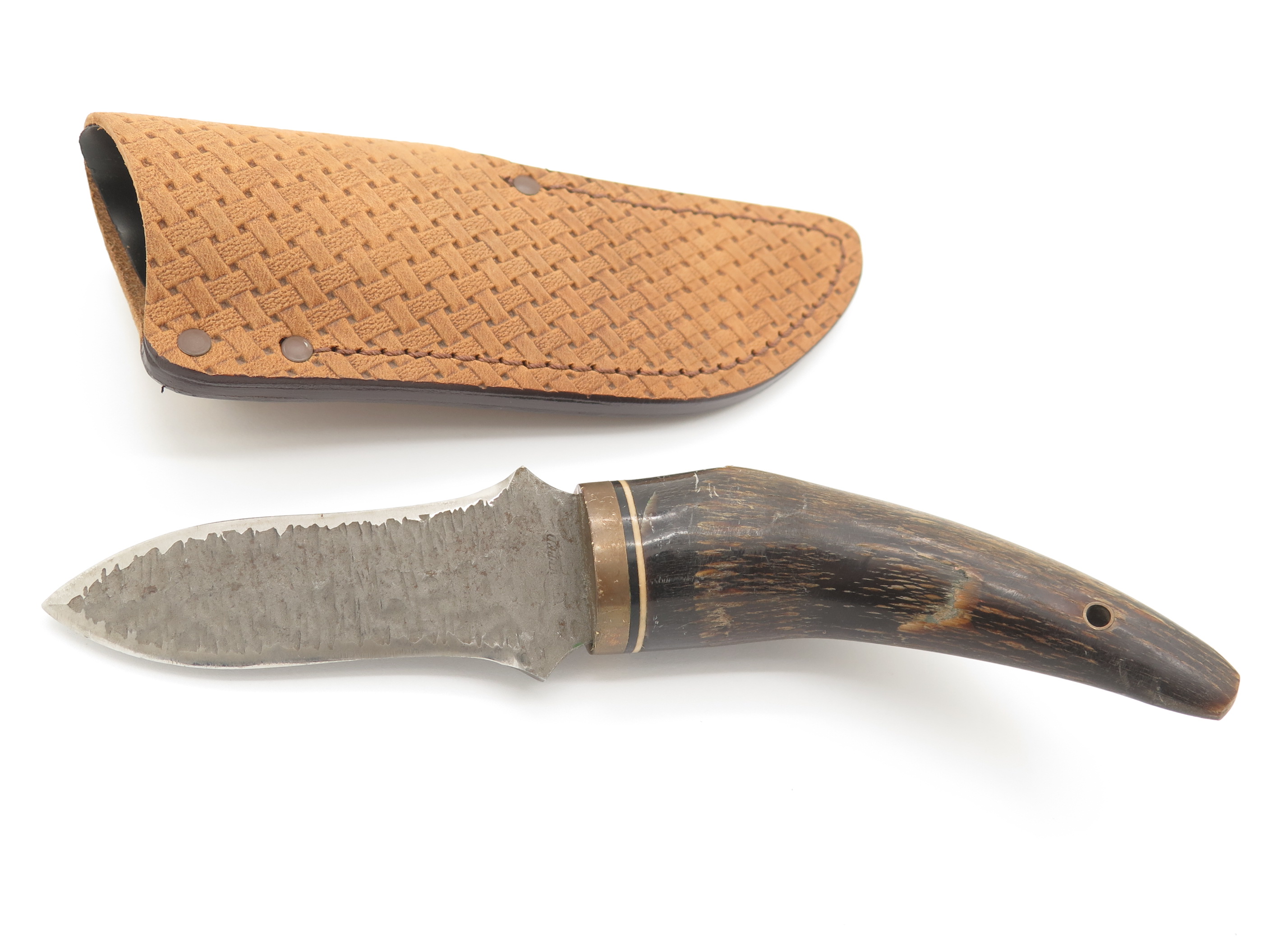 Vtg United UC740 Flinthorn Seki Japan Chip Flint Buffalo Horn