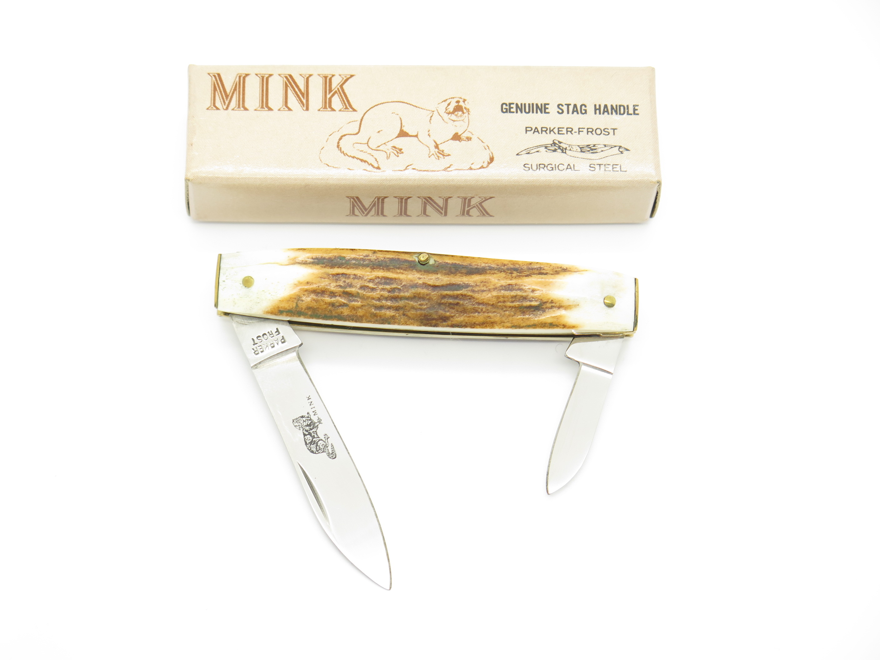 Vtg 1976-1978 Parker Frost Seizo Imai Seki Japan Mink Stag