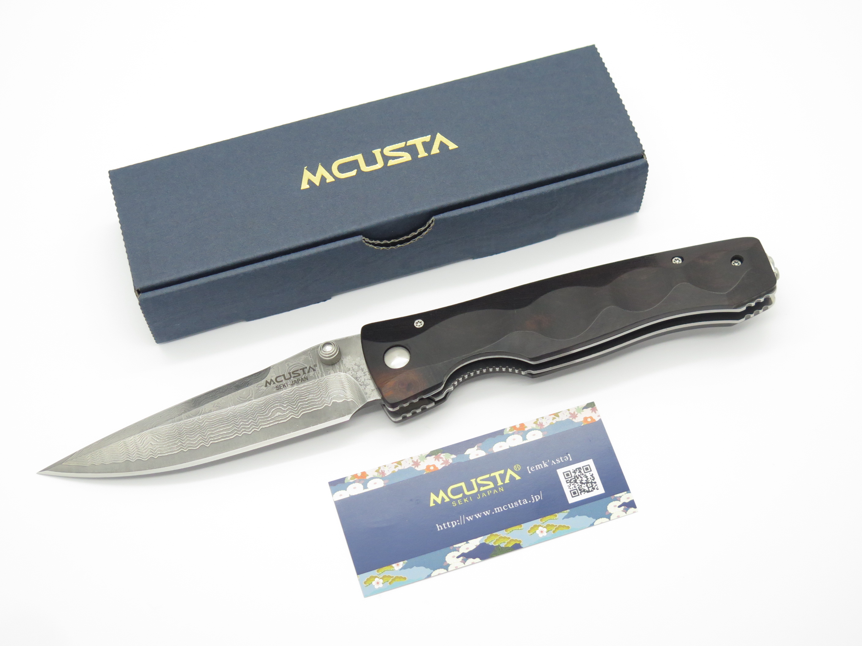 Mcusta Seki Japan Tactility Elite MC-125D Ironwood Damascus