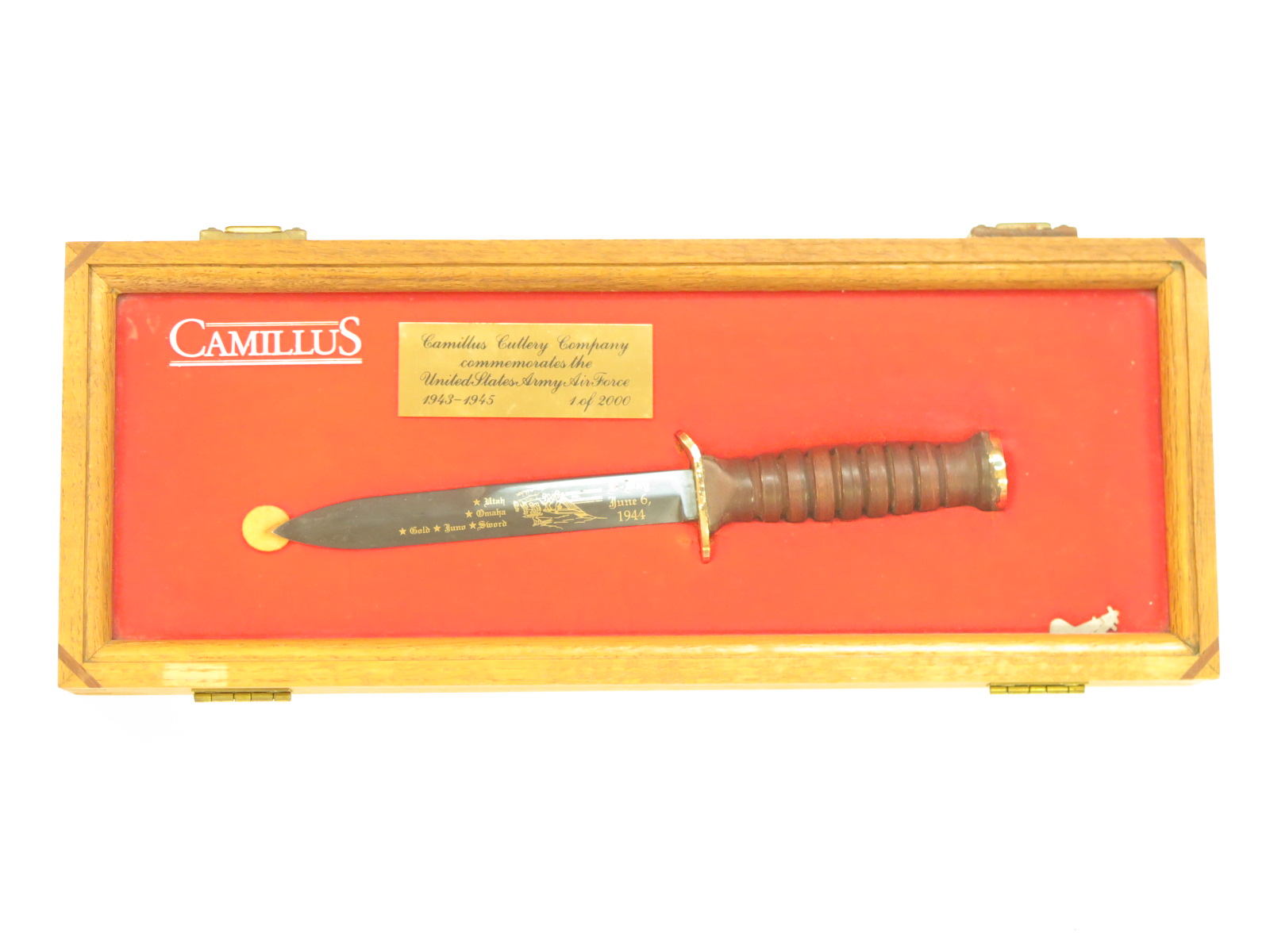 Vintage Camillus D-Day 1944 Commemorative Army Air Force USM3
