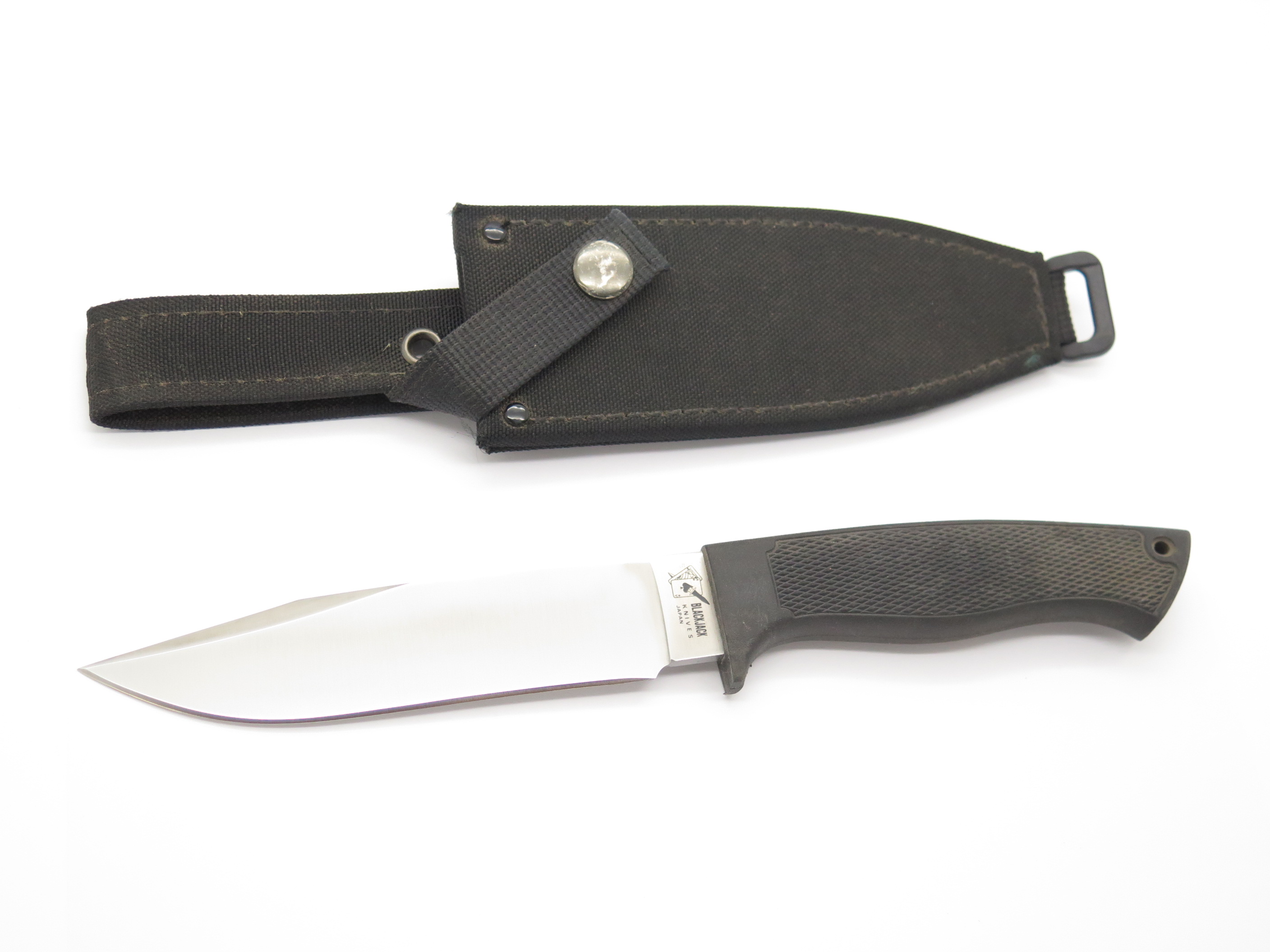 Vtg Blackjack Seki Japan Effingham Fixed Blade Hunting Bush Camp