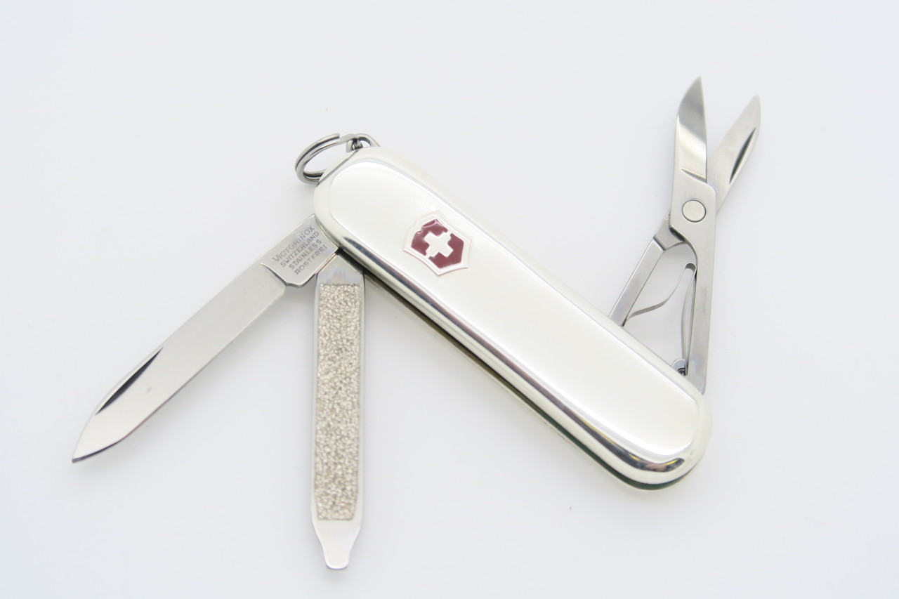 Victorinox Classic Smooth 925 Sterling Silver Swiss Army Folding