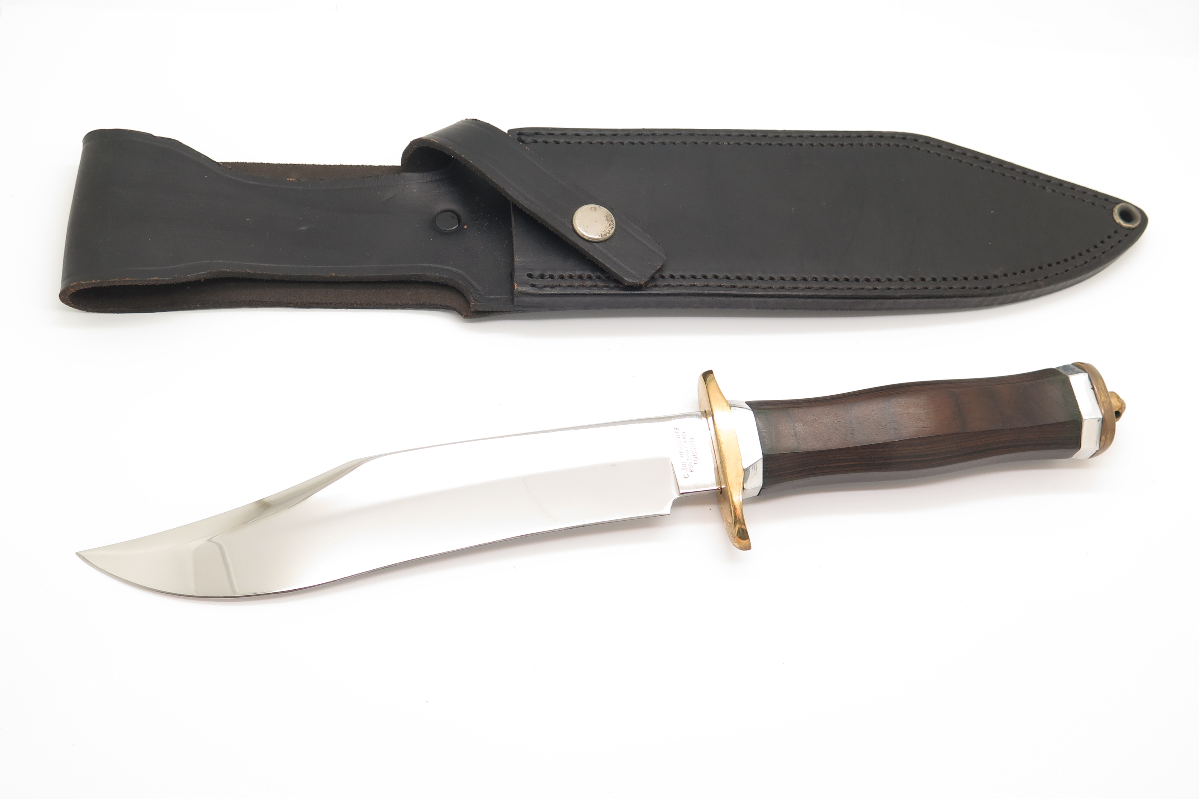 Vintage C Jul Herbertz German Rostfrei Large Fixed Blade Bowie