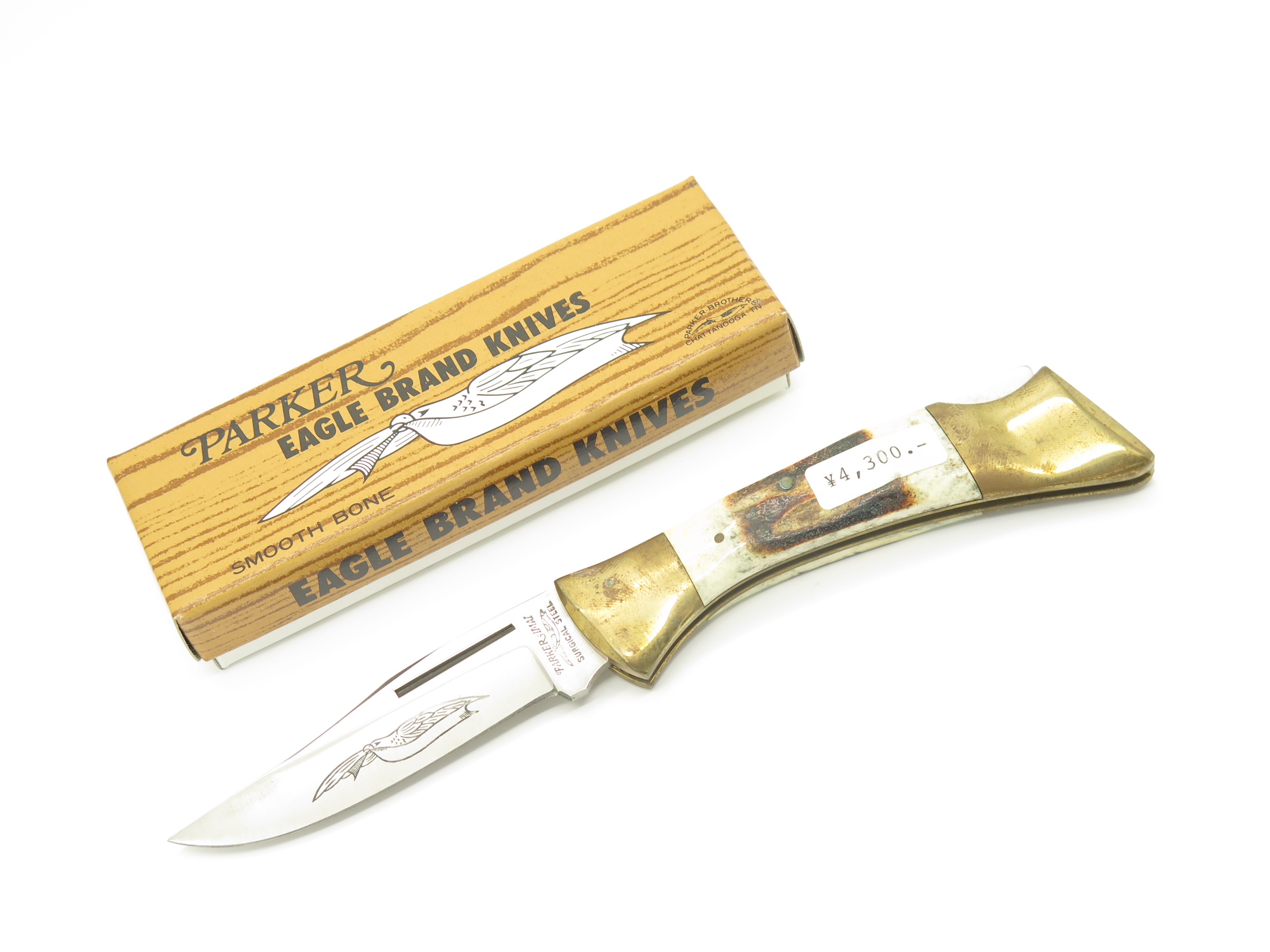 Vintage 1980s Parker Imai Seki Japan K266 Stag Folding Lockback