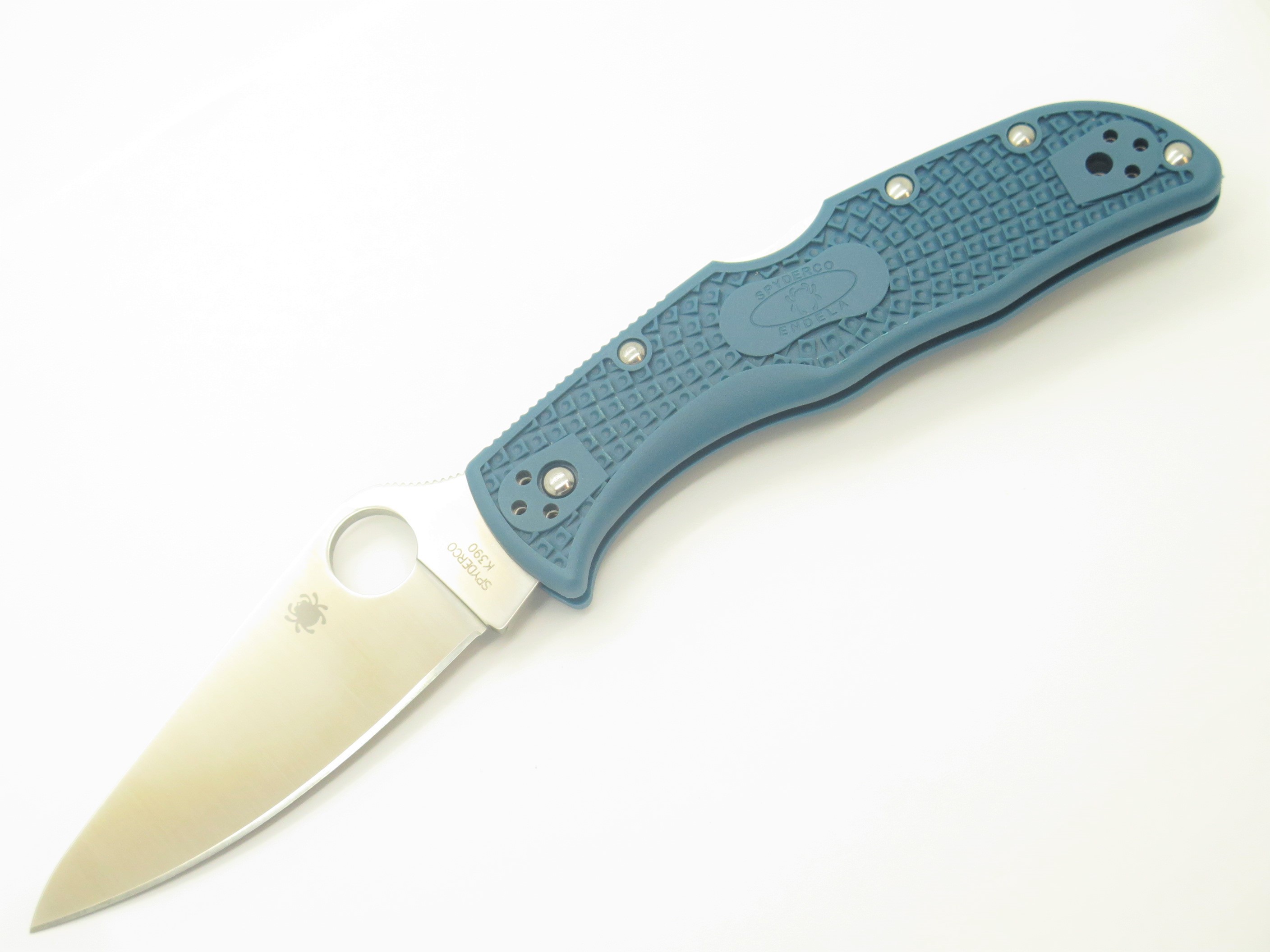 Spyderco Endela Seki City Japan Blue FRN K390 Folding Lockback