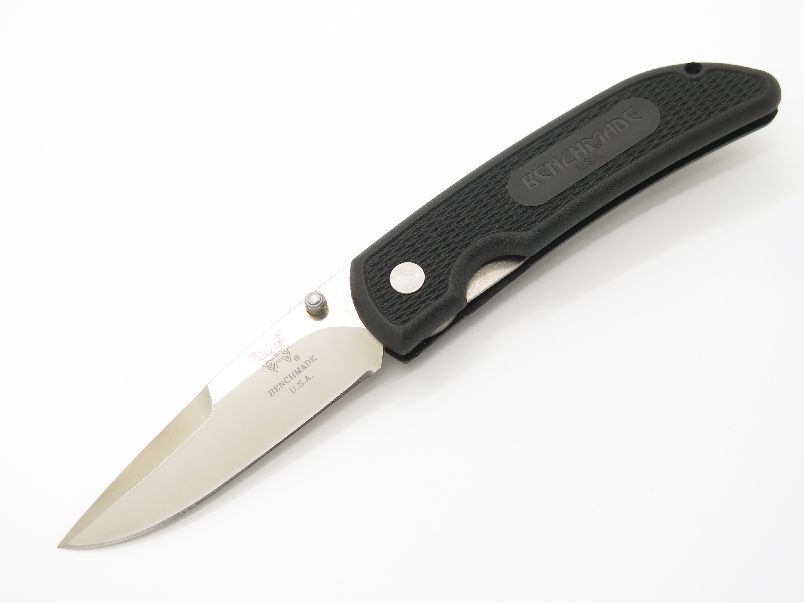 Vintage Benchmade 405 Panther Black Handle ATS-34 Folding Pocket