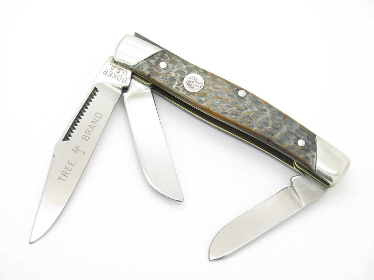Boker Tree Brand 3-Blade Folding Pocket Knife #8588 85-88