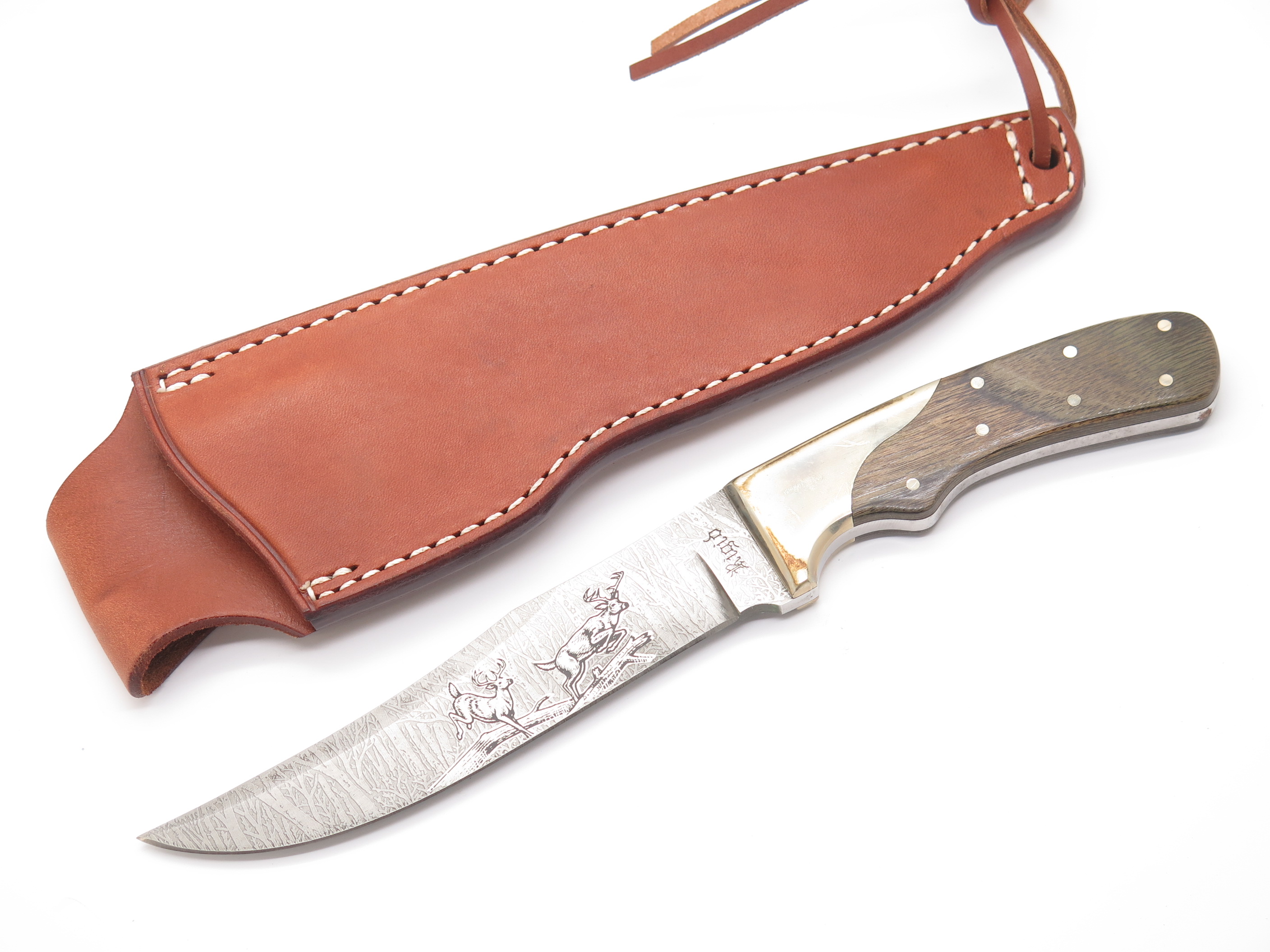 Vintage '80s Rigid RG27 Fukuta Seki Japan Fixed Blade Buck