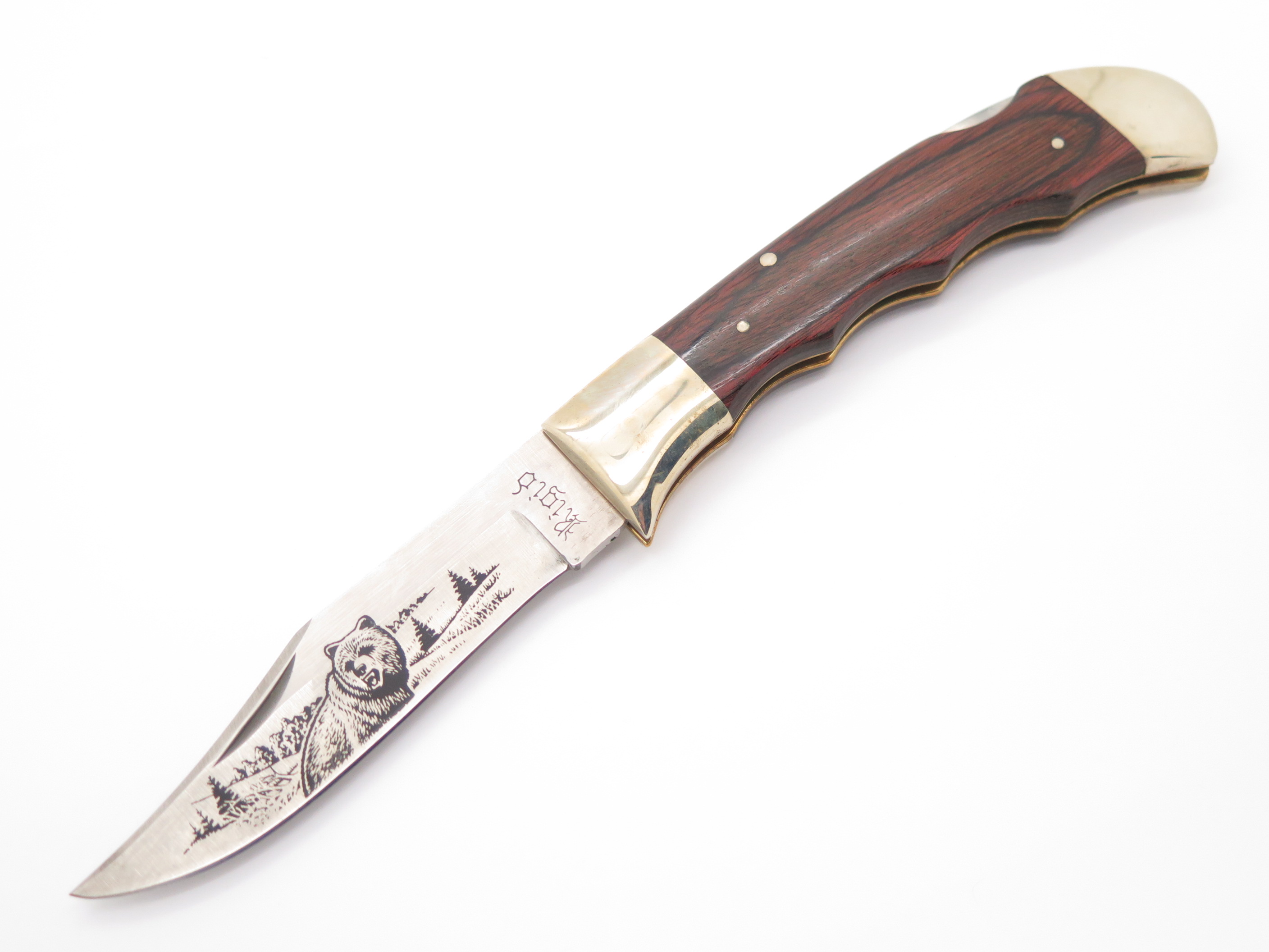 Vtg '80s Rigid RG-32 Tak Fukuta Seki Japan Grizzly Folding