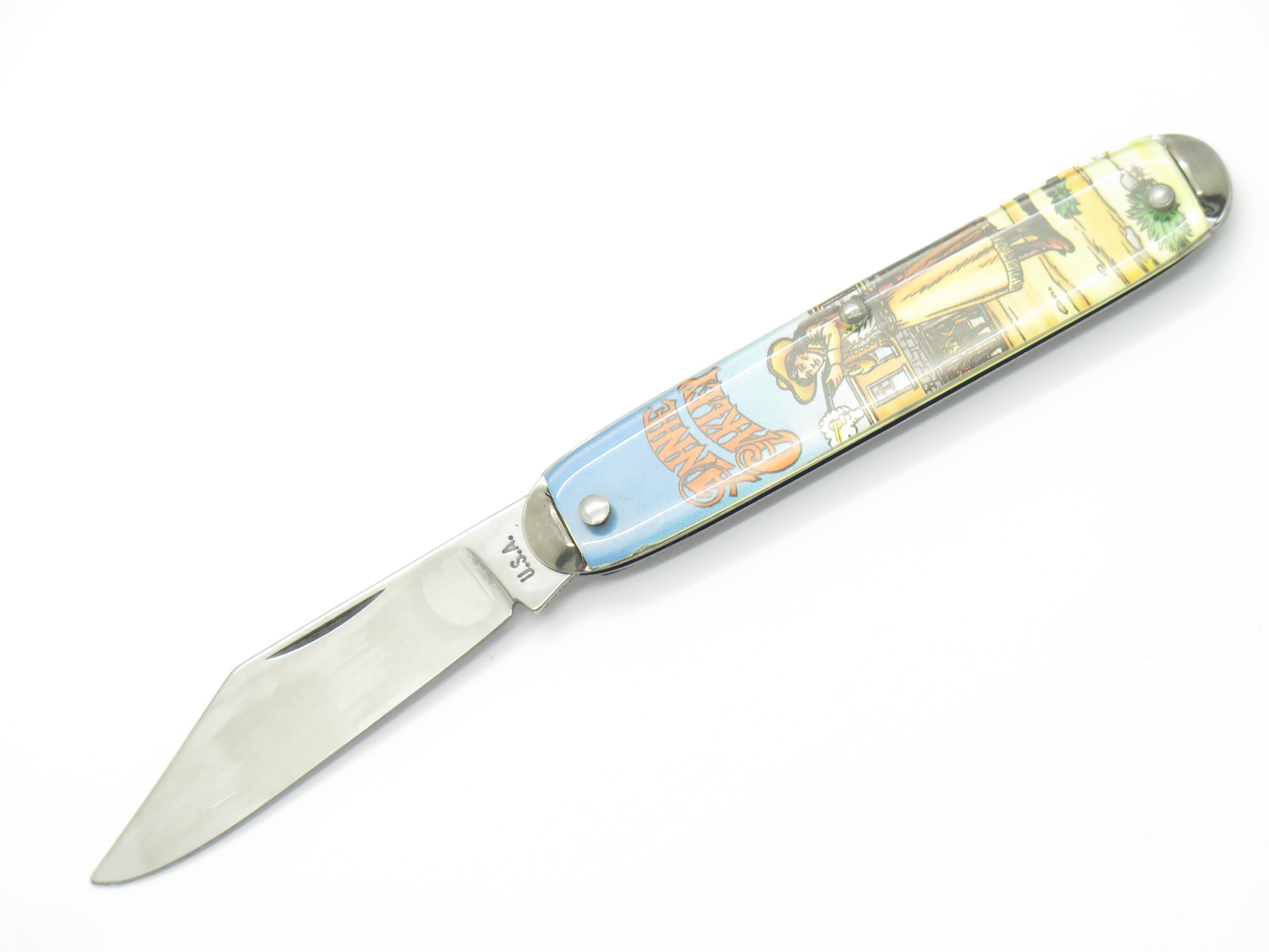 Vintage '90s Annie Oakley Western USA Novelty Knife Co 3.5
