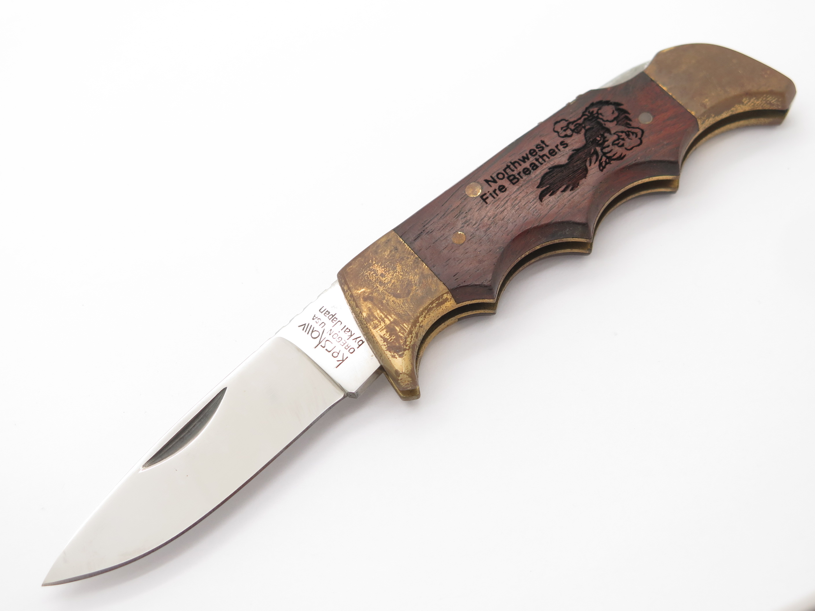 Vtg Kershaw 1040 Seki Japan Snap On Santa Clara Folding Field II
