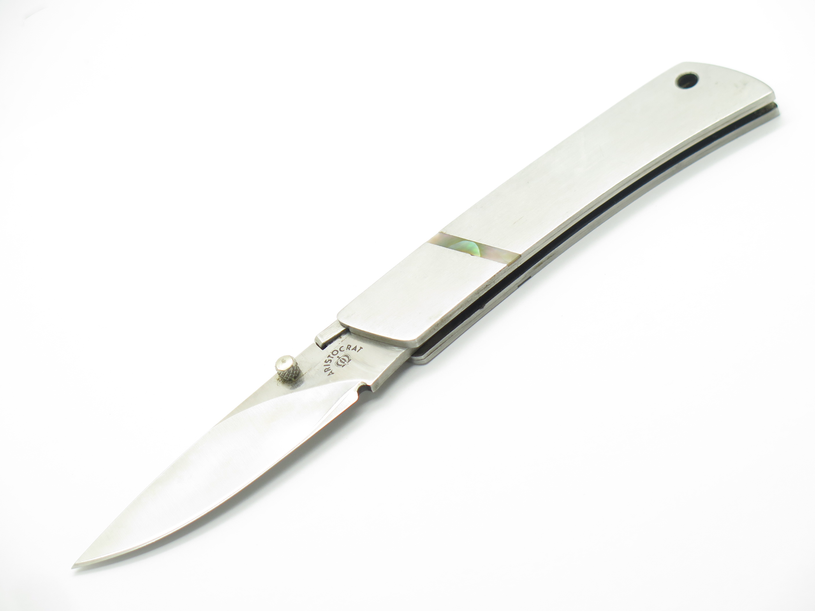 オ*コ様 「正規品」SEKI 雨　EDC フィジェットトイ　SS製　調整済み　手 Vtg Aristocrat Majestic Seki Japan Stainless AUS8 Folding
