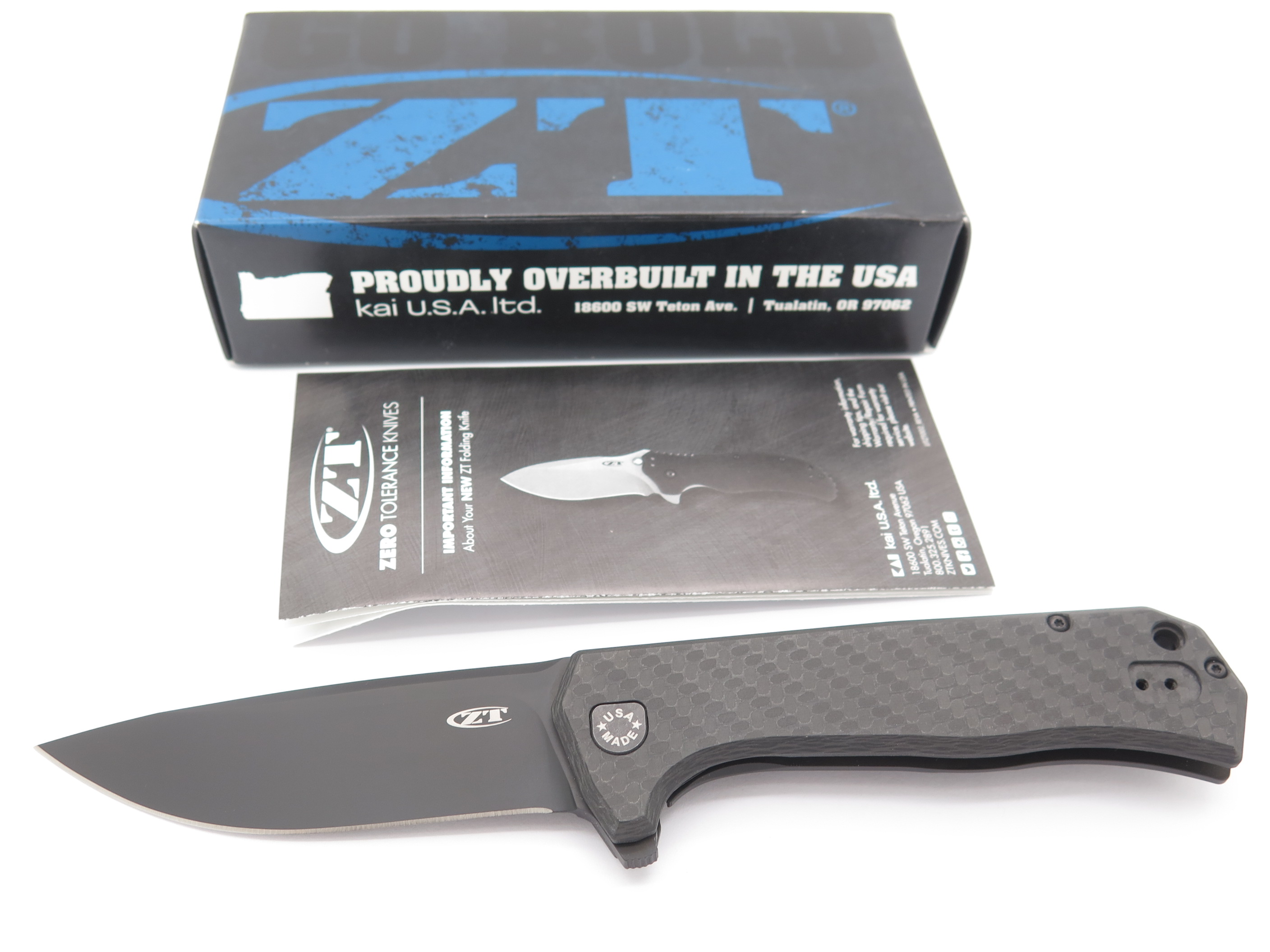 ZT Zero Tolerance 0804CF Rexford Carbon Fiber CTS 204P