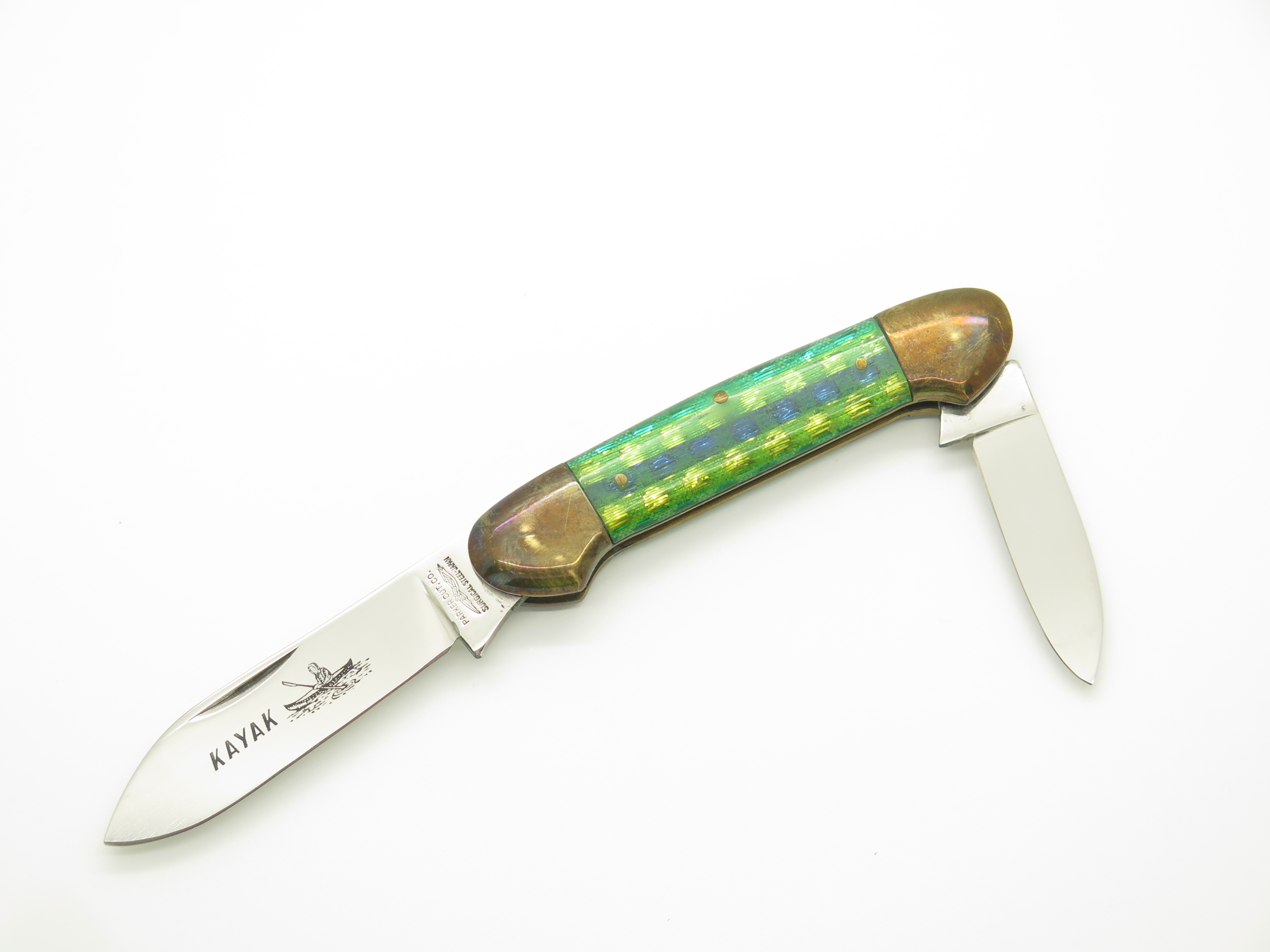 Vtg '80s Parker Christmas Tree Imai Seki Japan Kayak 3.75