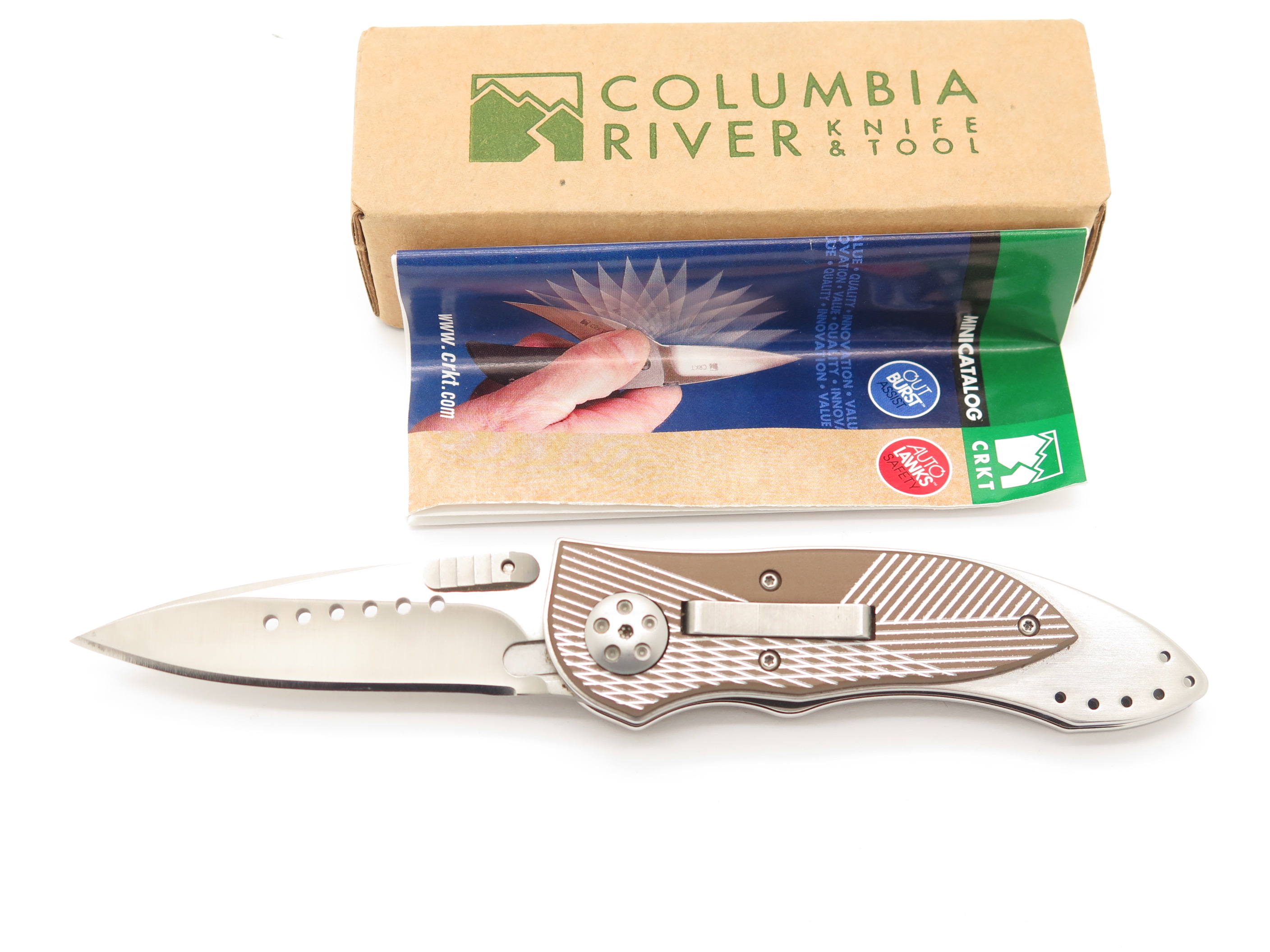 CRKT Elishewitz 7323 E-Lock Bronze 3.875