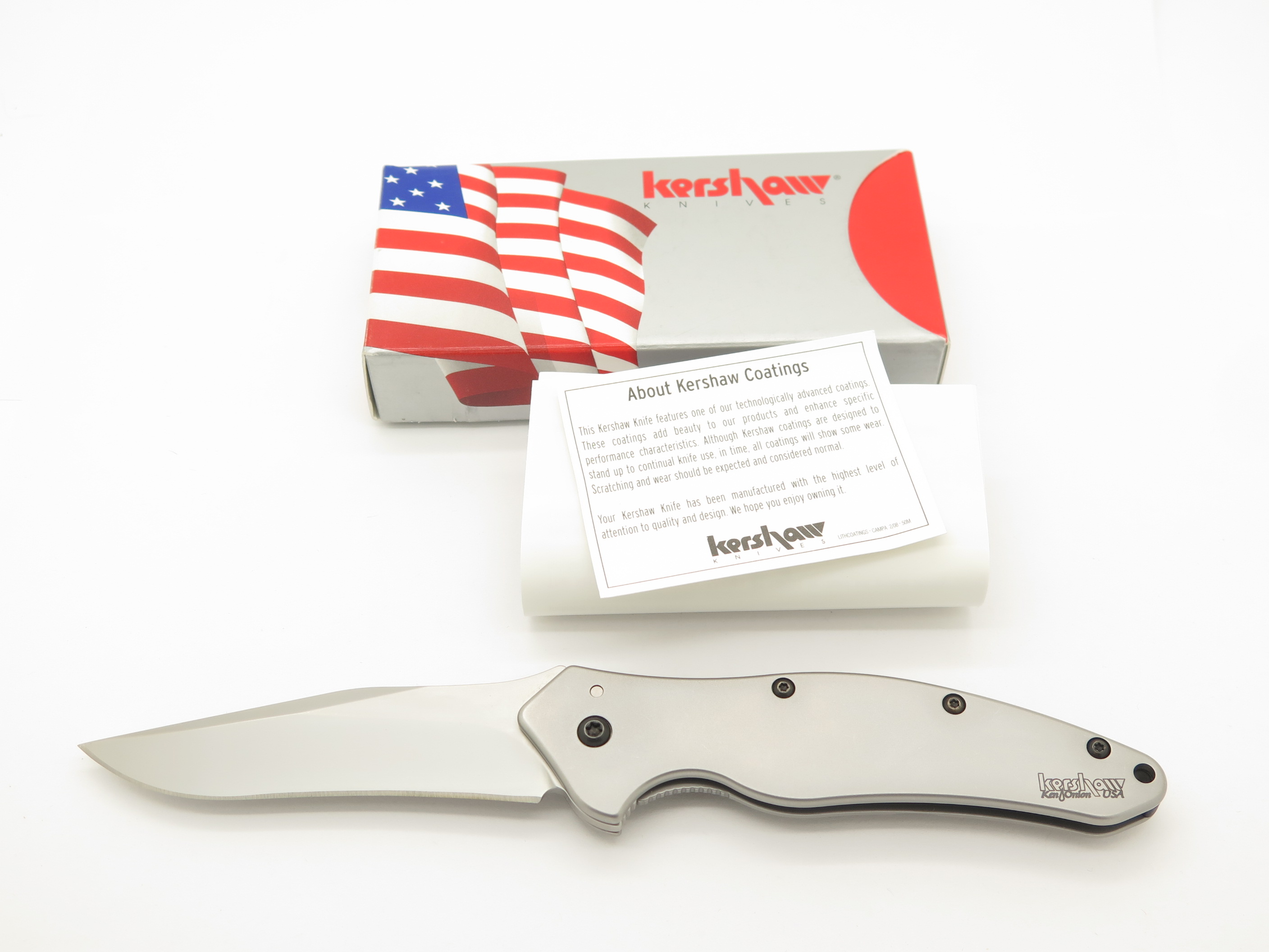 2008 Kershaw 1840 Shallot Ken Onion Assisted Folding Framelock