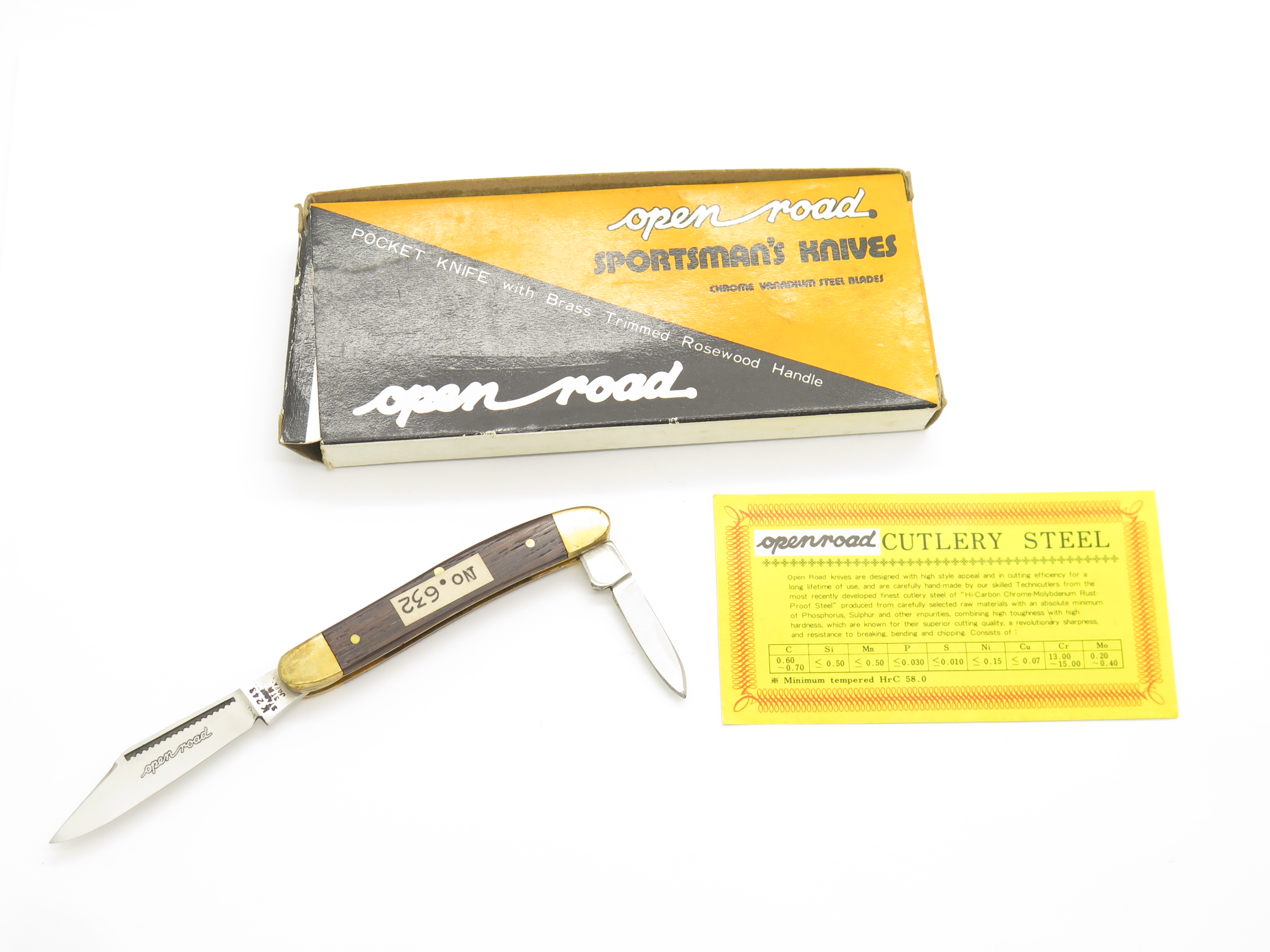 Vintage 1970s No. 632 Open Road K-243 Seki Japan 2.75