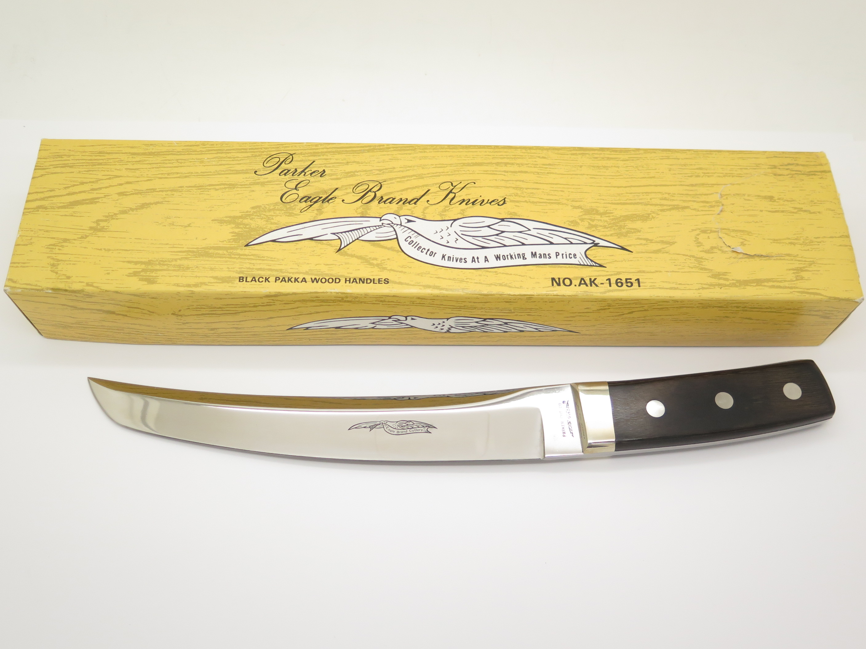 江戸期　武具　革製 Vtg 1980s Parker Cut Co AK-1651 Fukuta Seki Japan Tanto