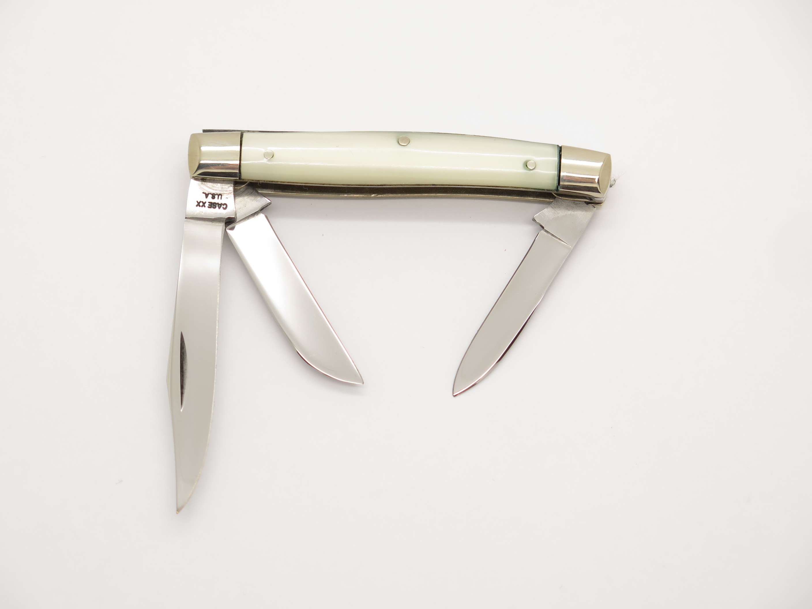 新品ケース付 三匹の侍 1966年 全9巻セット Vintage 1965-69 Case XX 9333 USA Small Stockman Faux Pearl Folding