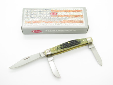 2019 Case XX 6344 USA Stainless Stockman Jigged Bone Handle Folding ...