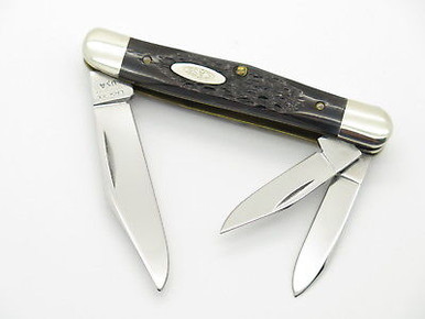 Vtg 1980 Case XX 6308 Whittler Jigged Bone Folding Pocket Knife