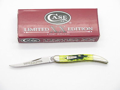 2002 Limited Case XX 610096 Lemon Lime Toothpick Folding Pocket