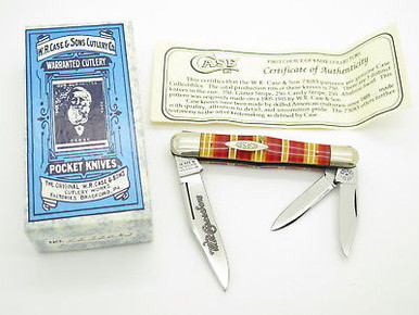 Candy Stripe Case Classic Tested XX 73083 Whittler Folding Pocket
