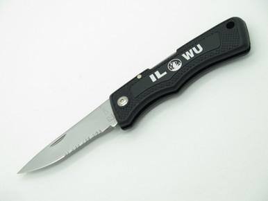 Columbia River ILWU CRKT 6411 Badger Taiwan Small Partial Serrated