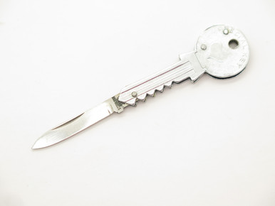 Key-Shaped Stainless Steel Folding Knife