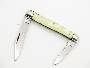 Vtg 1940-1964 Case XX 9233 Small Cracked Ice Folding Pocket Pen